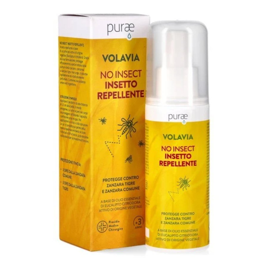 Purae VolaVia NO Insecto Spray Antizanzare Corpo, 100 ml Purae VolaVia NO Insecto Spray Antizanzare Corpo, 100 ml