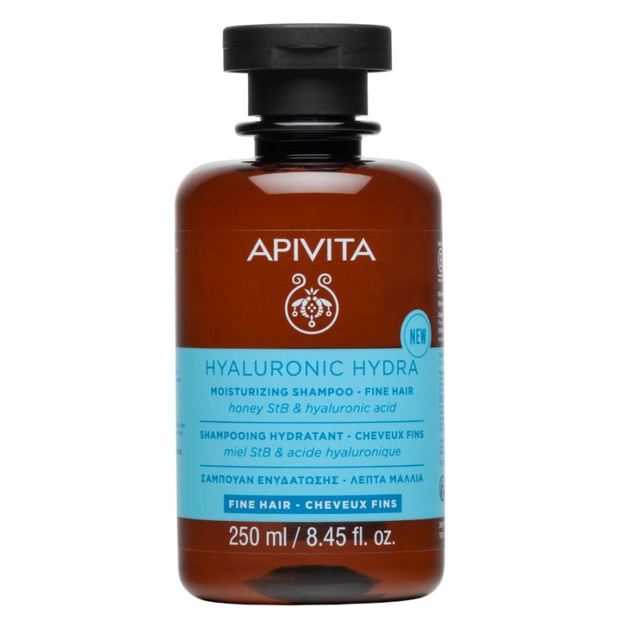 APIVITA Hyaluronic Hydra Shampoo Idratante per Capelli Fini, 250 ml APIVITA Hyaluronic Hydra Shampoo Idratante per Capelli Fini, 250 ml