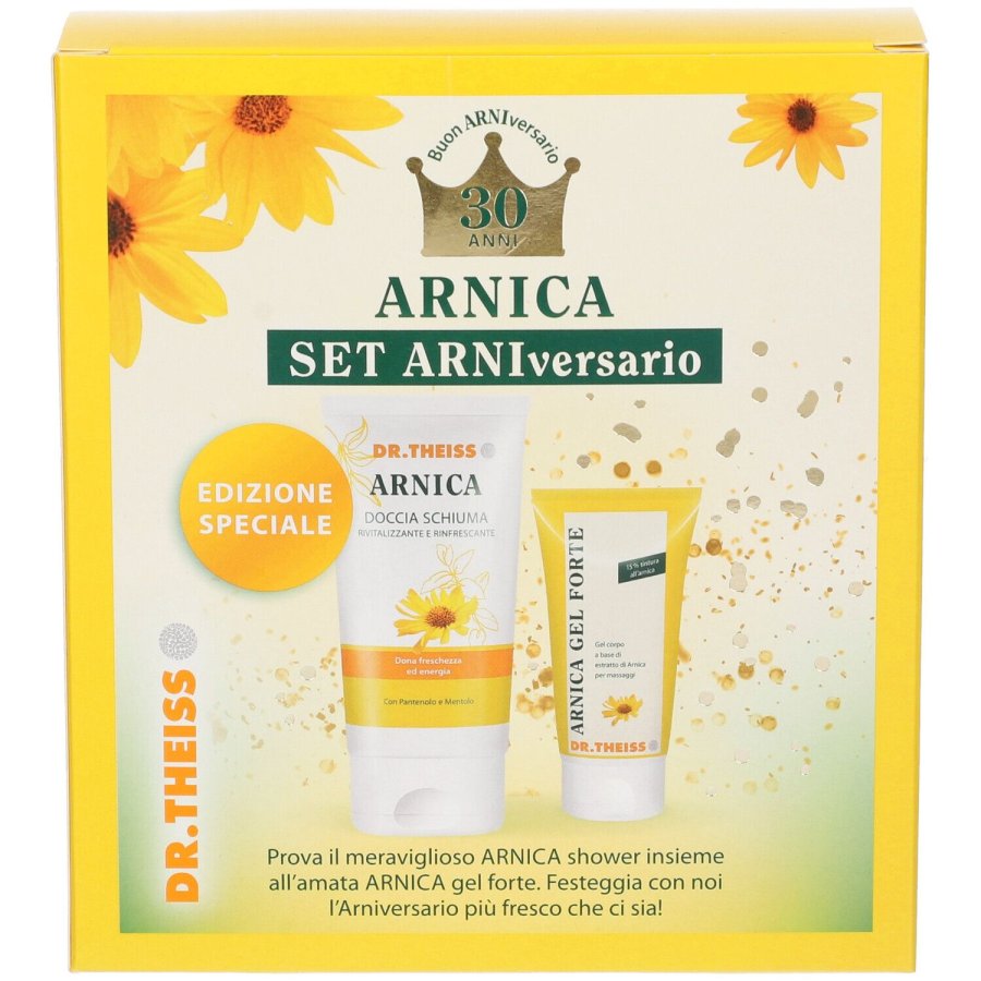 Dr. Theiss Set Arniversario Arnica Doccia Gel 150 ml +&nbsp;Gel Forte per Corpo e Massaggi 50 ml
