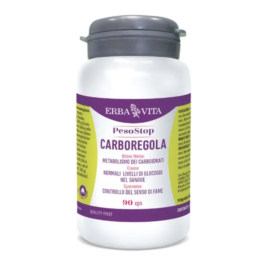 Erba Vita Peso Stop Carboregola, 90 Capsule