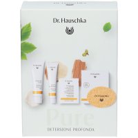 Dr. Hauschka Discovery Kit Detersione Profonda Latte Detergente + Crema Detergente + Maschera Purificante + Spugnetta Viso