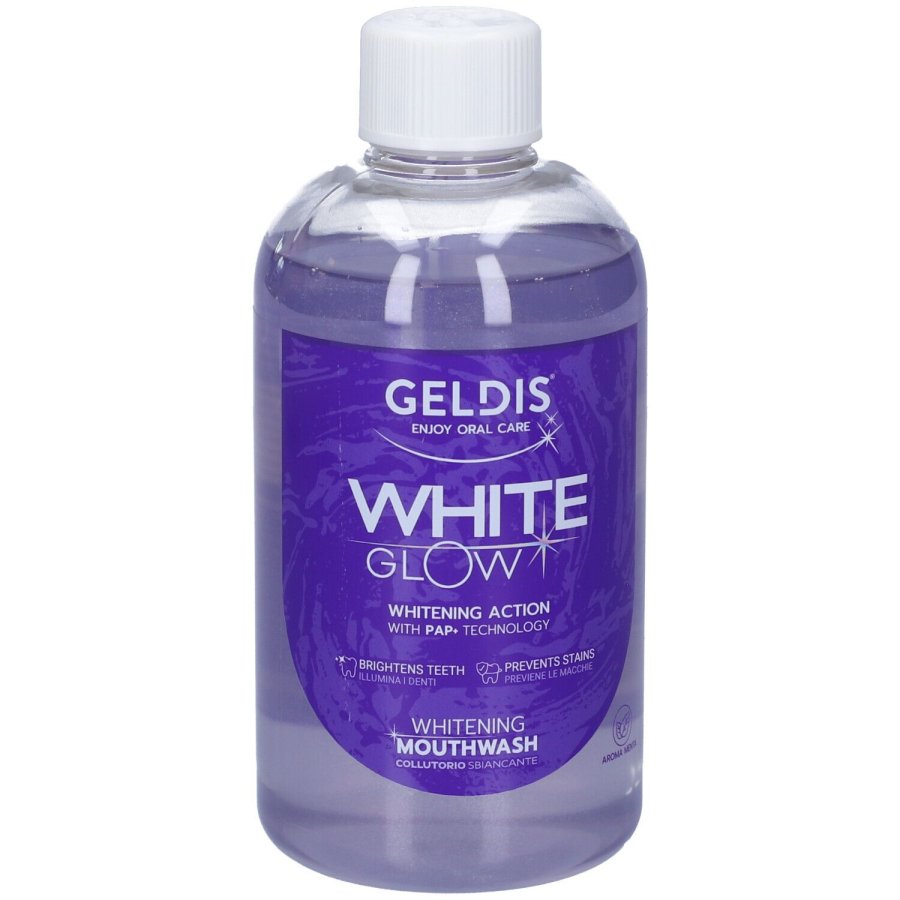 Geldis White Glow Colluttorio Sbiancante, 500 ml