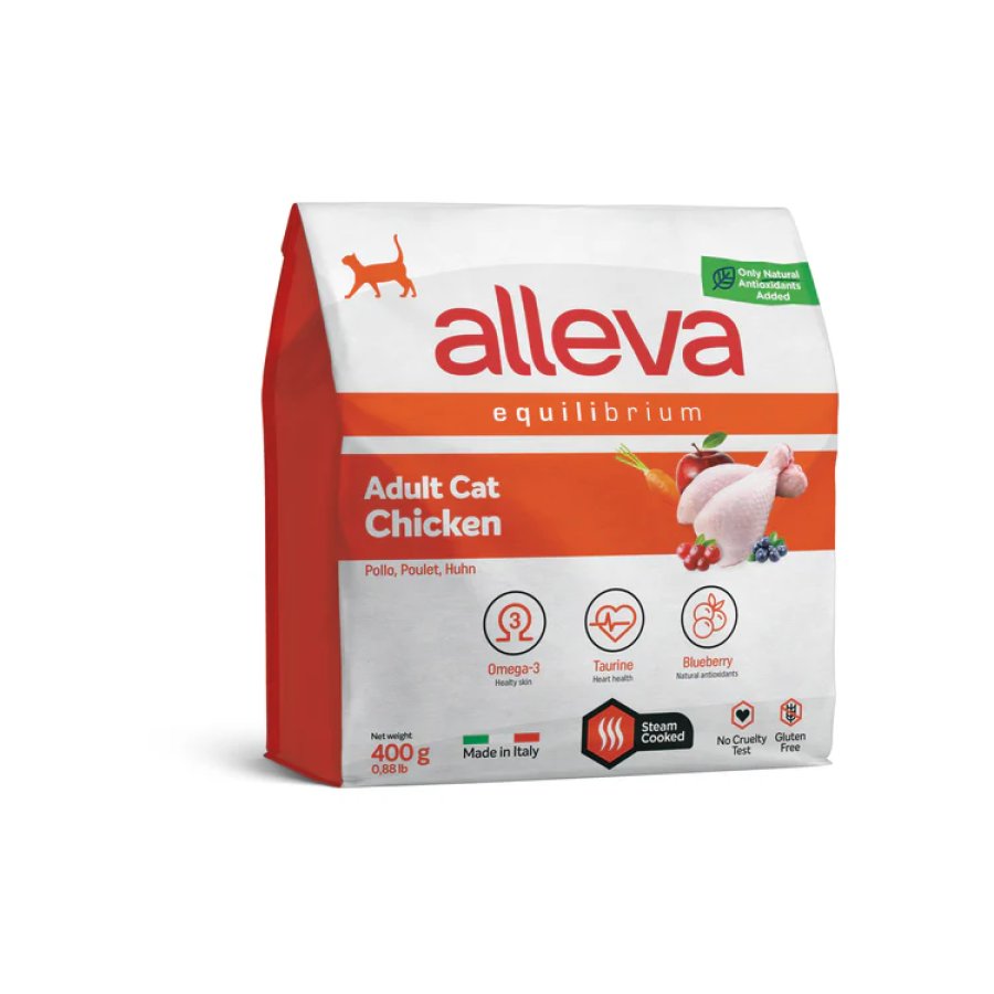 Crocchette per Gatti Equilibrium Adult & Sterilized al Pollo, 400 g