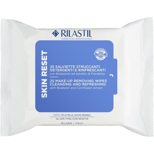 Rilastil Skin Reset Salviette Detergenti, 25 Pezzi&nbsp;
