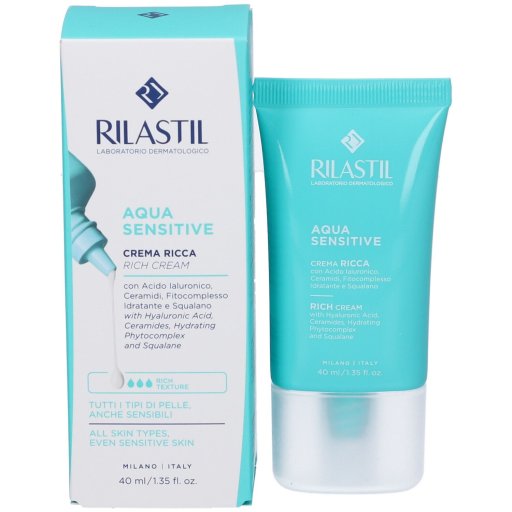 Rilastil Aqua Sensitive Crema Ricca, 40 ml&nbsp;