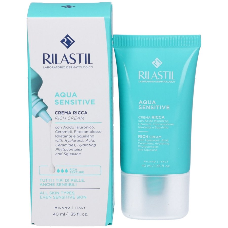 Rilastil Aqua Sensitive Crema Ricca, 40 ml&nbsp;