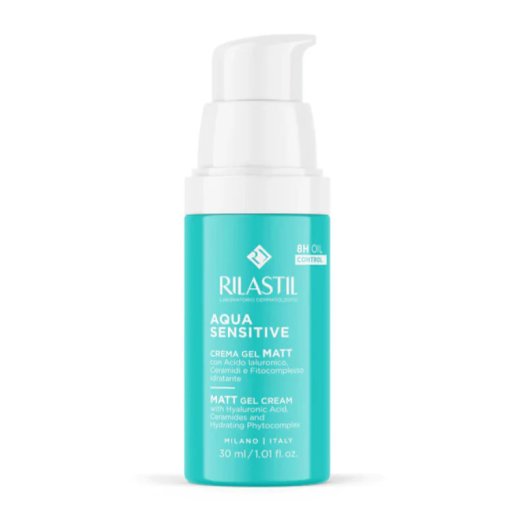 RILASTIL Aqua Sensitive Crema Gel Matificante, 30 ml