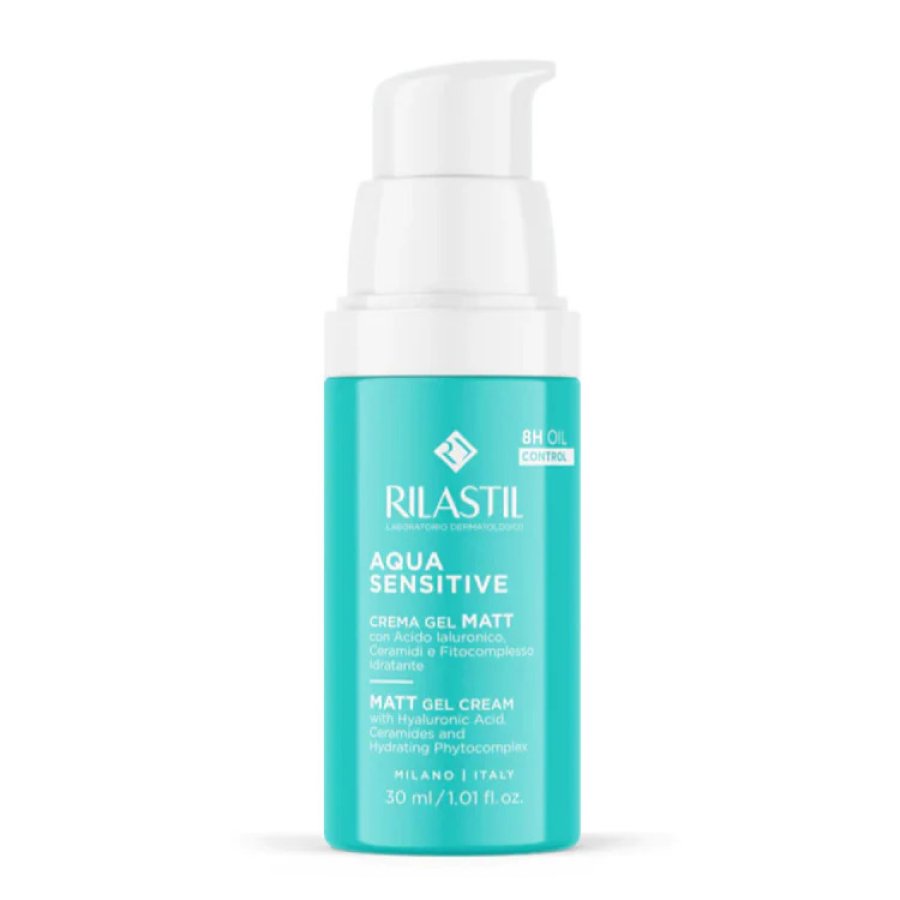 RILASTIL Aqua Sensitive Crema Gel Matificante, 30 ml