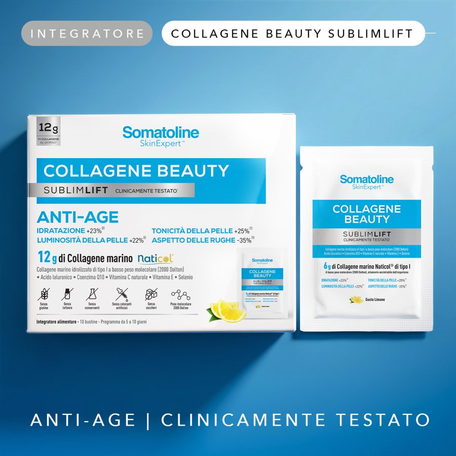 Somatoline SkinExpert Collagene Beauty SublimLift, 10 Bustine Somatoline SkinExpert Collagene Beauty SublimLift, 10 Bustine