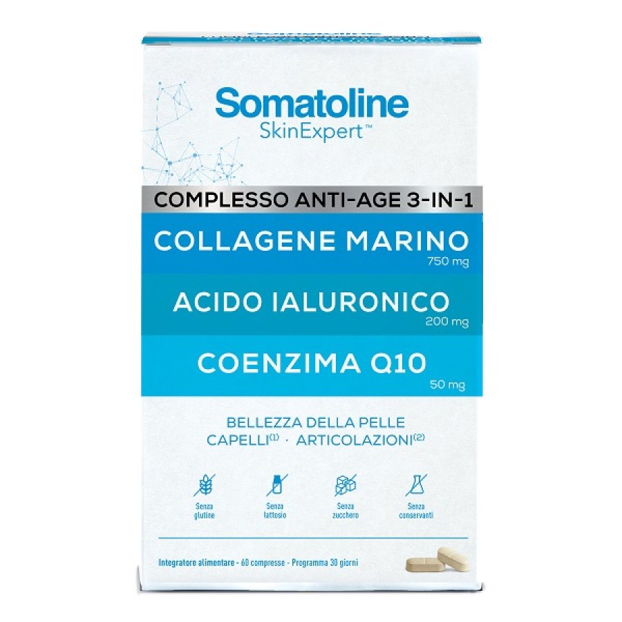 Somatoline Collagene Complesso Anti-Age 3-in-1, 60 Compresse