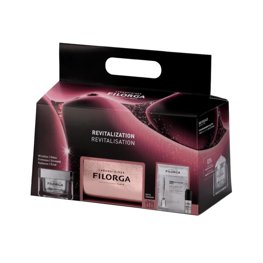 Filorga NCEF-Revitalize Cofanetto Regalo Rivitalizzante, crema antiet&agrave; 50 ml + siero viso 5 ml +&nbsp;maschera in tessuto 20 ml