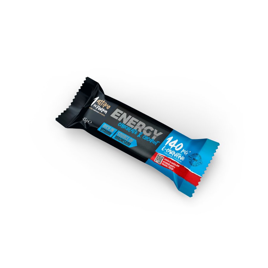 Energy Barretta Energetica Cocco e Cioccolato, 45 g Energy Barretta Energetica Cocco e Cioccolato, 45 g