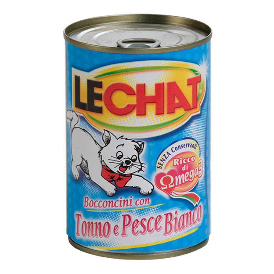 LeChat Adult Bocconcini con Tonno e Pesce Bianco, 720 g LeChat Adult Bocconcini con Tonno e Pesce Bianco, 720 g
