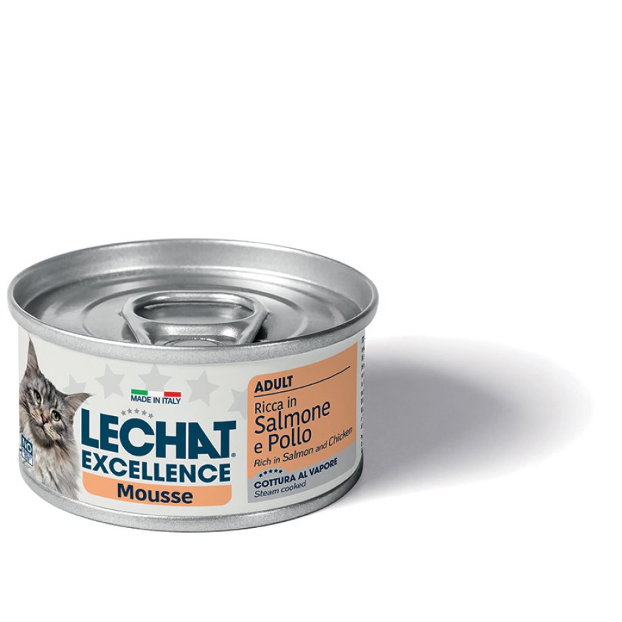 LeChat Excellence Mousse Ricca in Salmone e Pollo, 85 g LeChat Excellence Mousse Ricca in Salmone e Pollo, 85 g