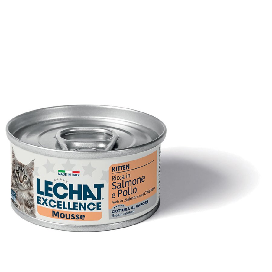 LeChat Excellence Mousse Ricca in Salmone e Pollo, 85 g LeChat Excellence Mousse Ricca in Salmone e Pollo, 85 g