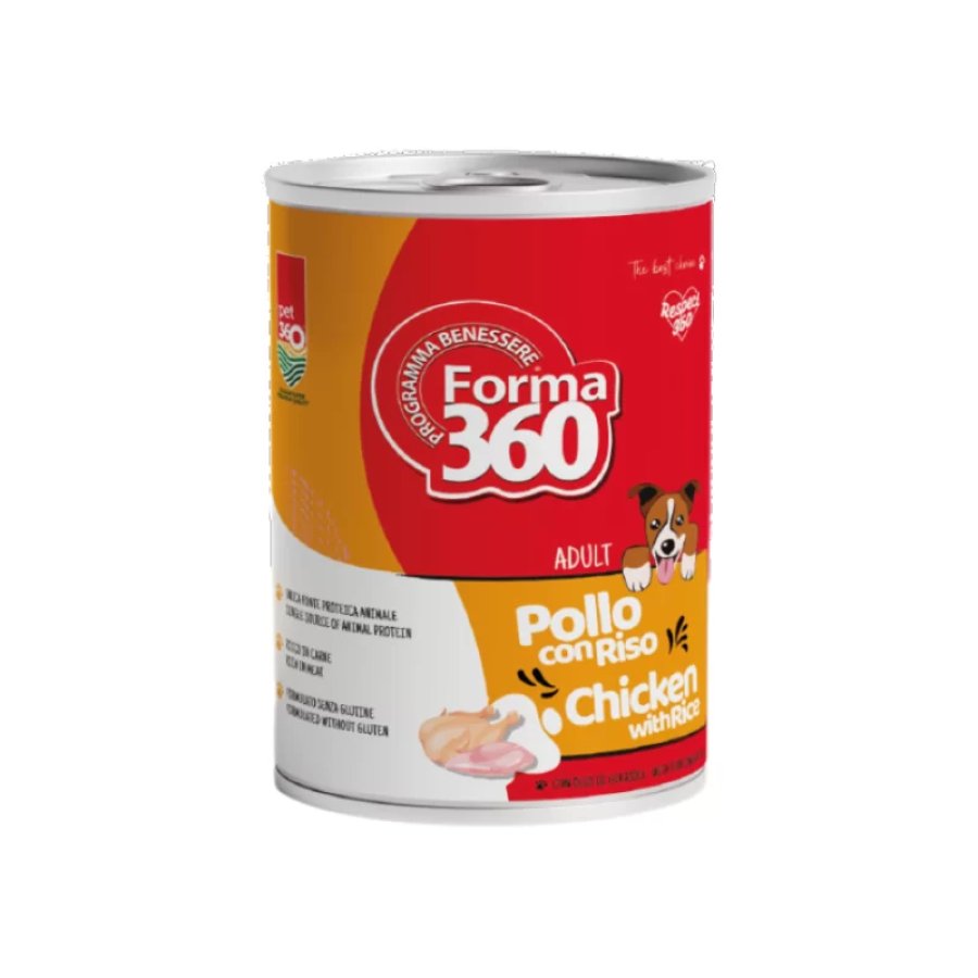 Forma 360 Cane Adult Pollo e Riso, 400 g