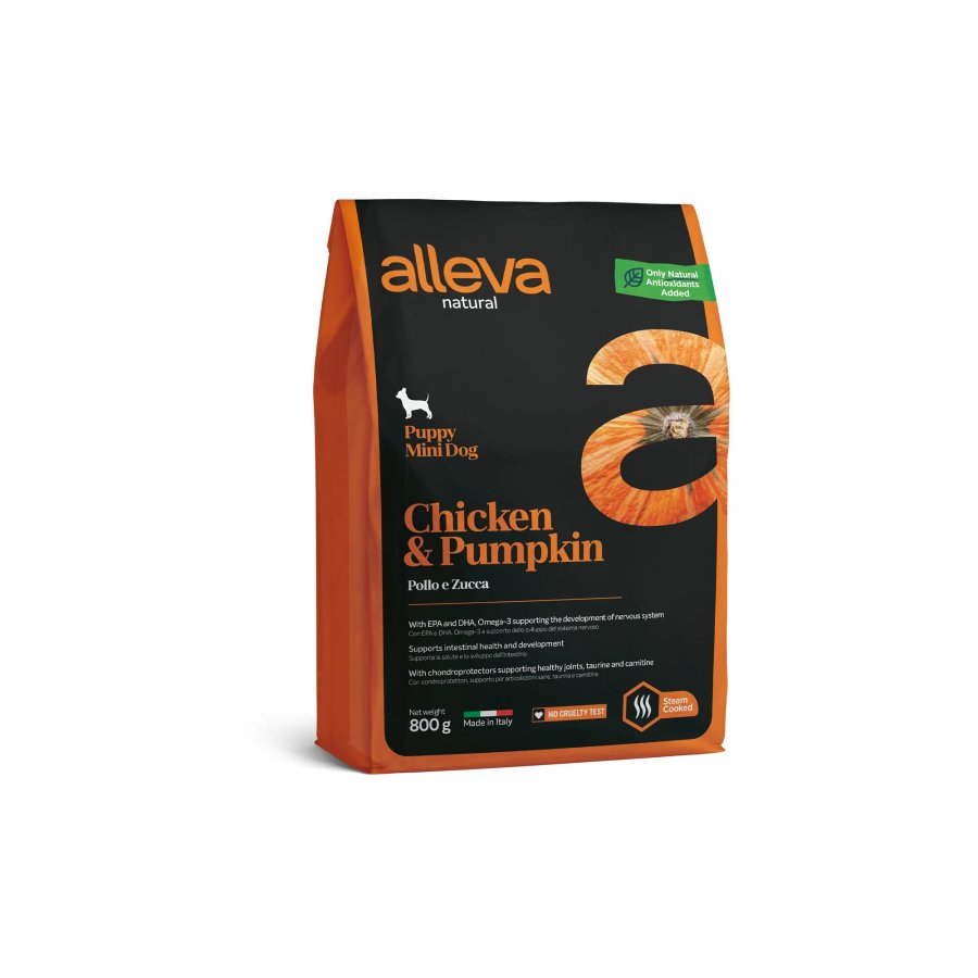 Natural Puppy Pollo & Zucca Crocchette Complete per Cuccioli di Tutte le Taglie, 800 g Natural Puppy Pollo & Zucca Crocchette Complete per Cuccioli di Tutte le Taglie, 800 g