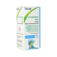 Flurbiprofene Teva 0,25% Spray, 15 ml