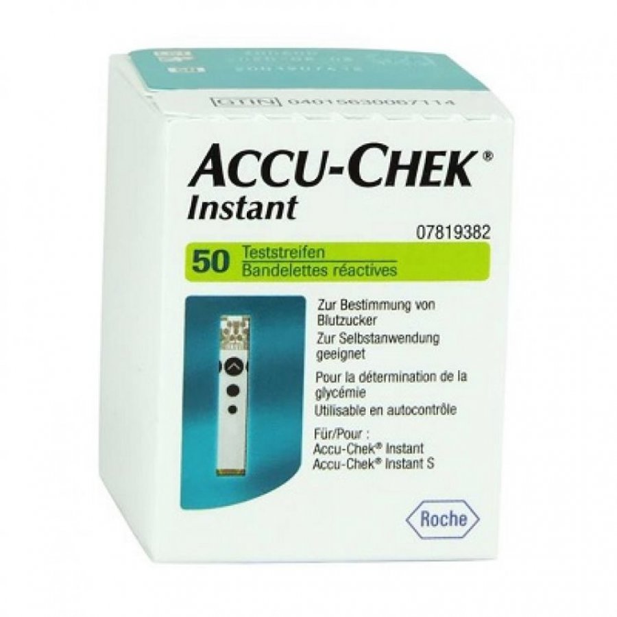 Accu-Chek Instant - 50 Strips per Misurazione Glicemia