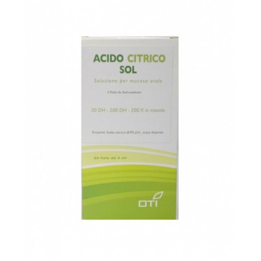 Acido Citrico Soluzione 20 Fiale 2 ml