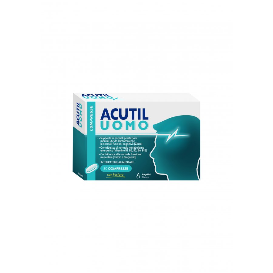 Acutil Uomo 30 Compresse - Integratore alimentare per il benessere maschile