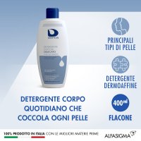 Dermon - Detergente Doccia Delicato Uso Frequente 400ml - Pulizia Dolce e Idratazione Profonda
