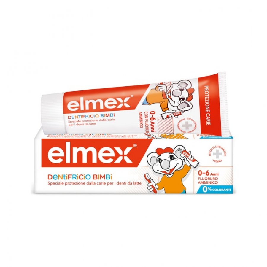 Elmex - Dentifricio Bimbi Bambini Protezione Carie 0-6 Anni 50 ml