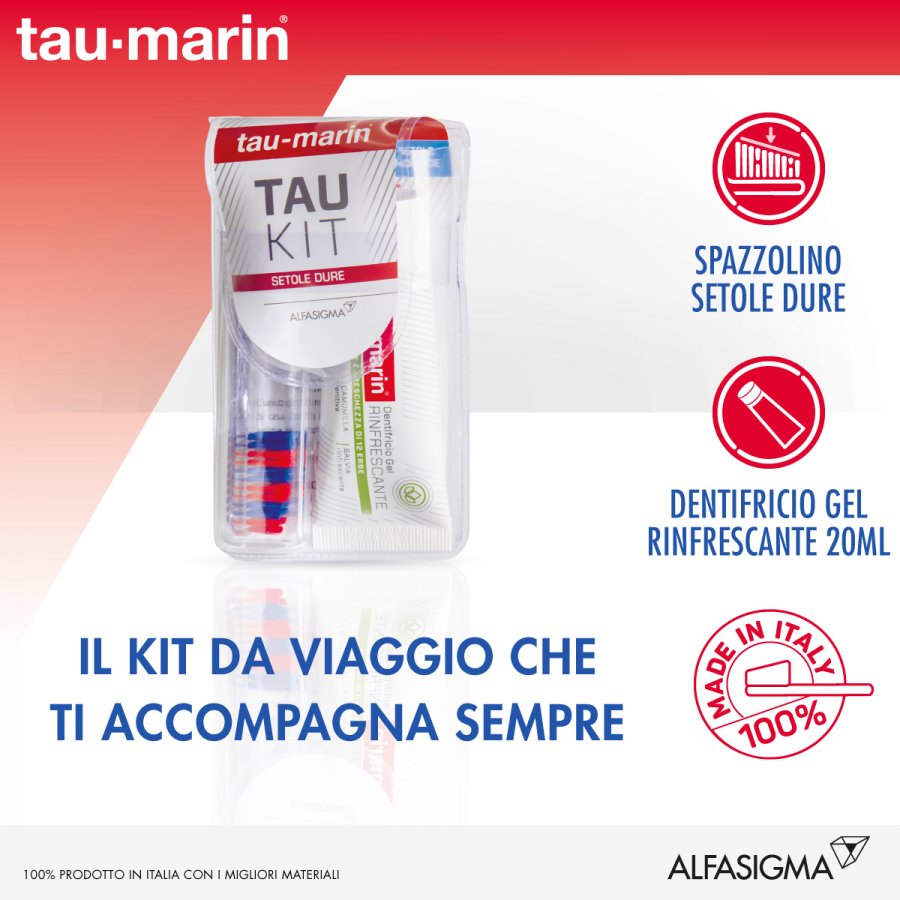 Tau marin - Kit Spazzolino Duro + Dentifricio 20 ml