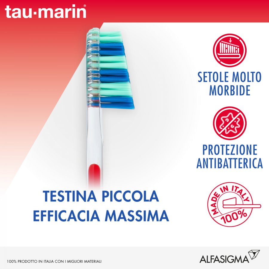 Tau Marin - Spazzolino Professional Molto Morbido 27 Con Antibatterico