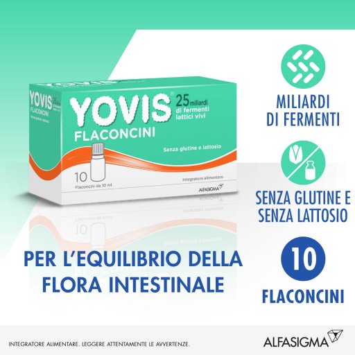 Yovis - Per l'equilibrio della flora intestinale 10 flaconcini da 10 ml