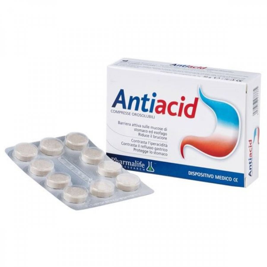 Antiacid - Confezione 30 Compresse Orosolubili 