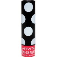 Apivita - Burro Cacao Protettivo Melograno 4,4g - Idratazione Naturale per Labbra Morbide e Protette