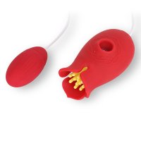 Afrodite - Sex Toy Multi-Funzione di Alta Qualità con Suzione e Vibratore Ovetto