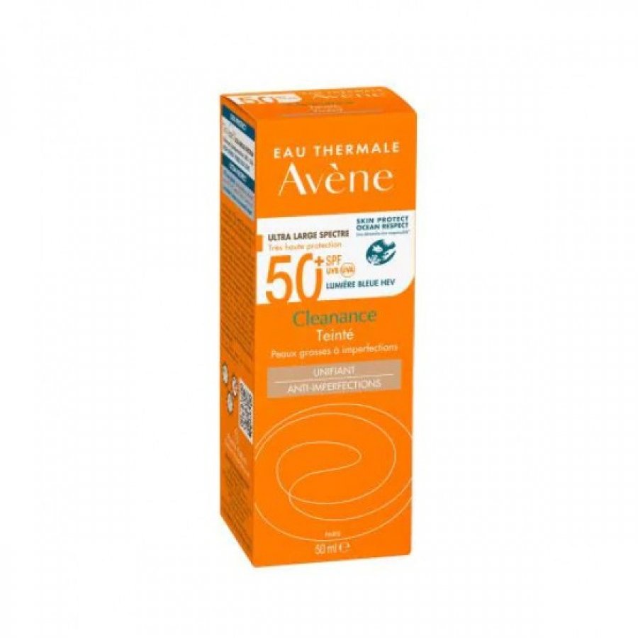 Avène Cleanance - Colorato SPF50+ Solare Viso Pelli Grasse con Imperfezioni 50 ml