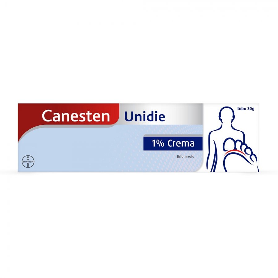 Canesten Unidie - Antifungino - Antibatterico - 1% Bifonazolo -  Crema 30g