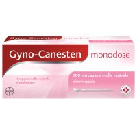 Gyno-Canesten Monodose Trattamento Sintomi Candida contro Prurito, Bruciore Intimo e Perdite, 1 cps