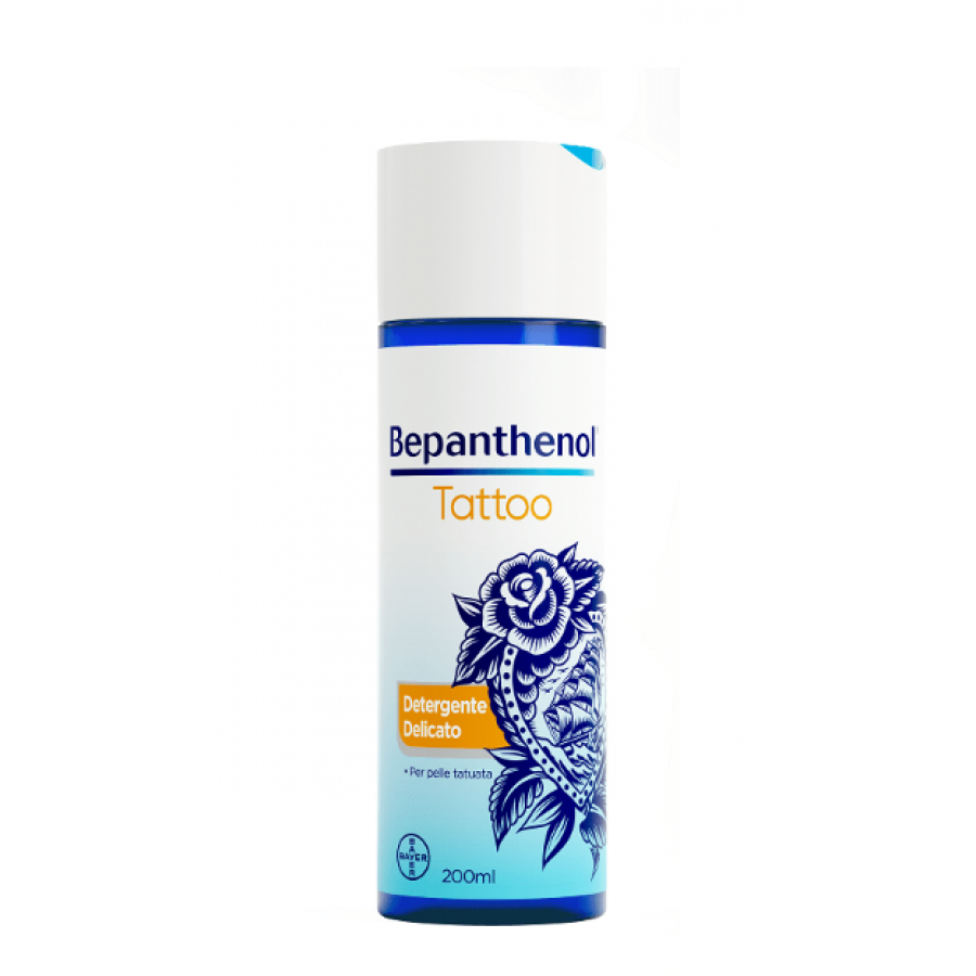 Bepanthenol Tattoo - Detergente delicato per pelle tatuata - 200 ml 