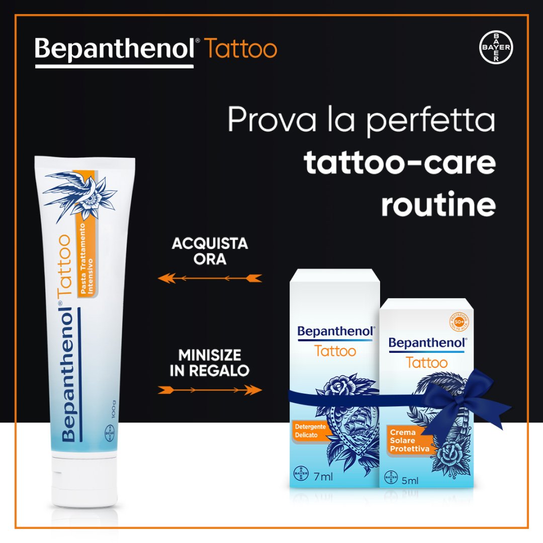Bepanthenol tattoo