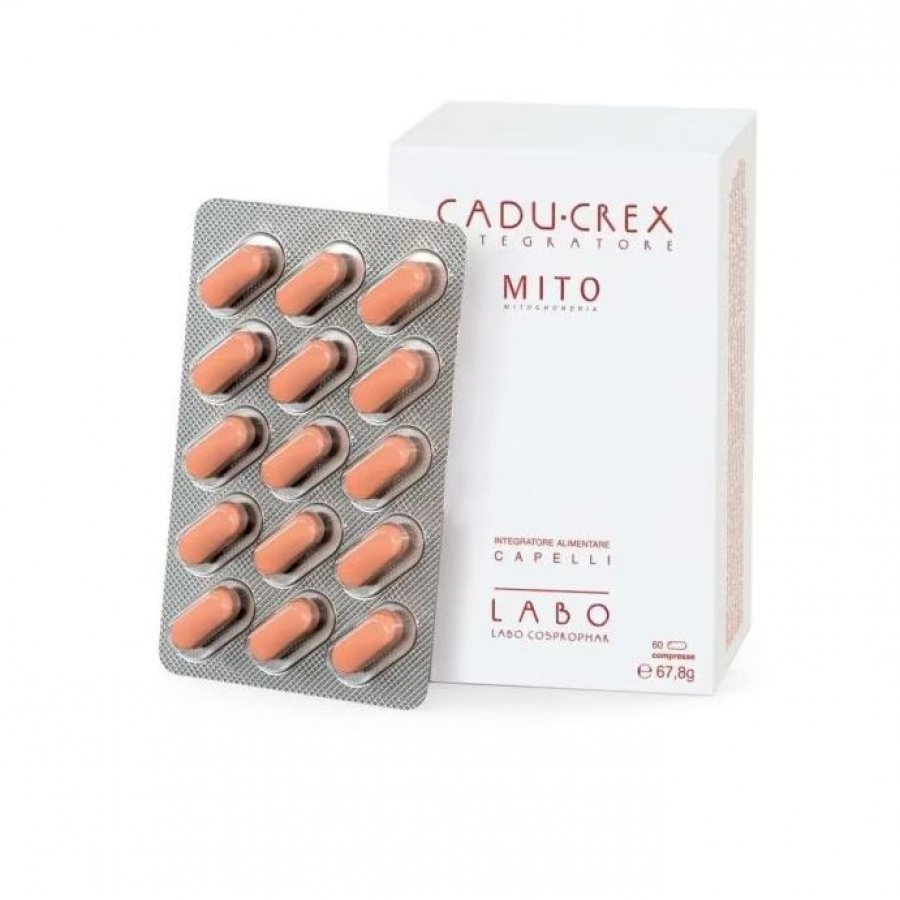 Cadu Crex Mito Integratore Capelli Uomo - 60 Compresse | Anticaduta e Rinforzante