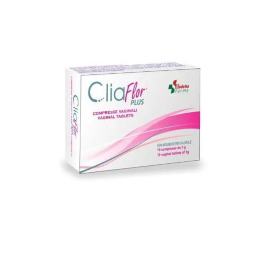Cliaflor Plus 10 Compresse Vaginali - Dispositivo Medico per Vaginosi, Vaginiti Batteriche, pH Vaginale, Lattobacilli