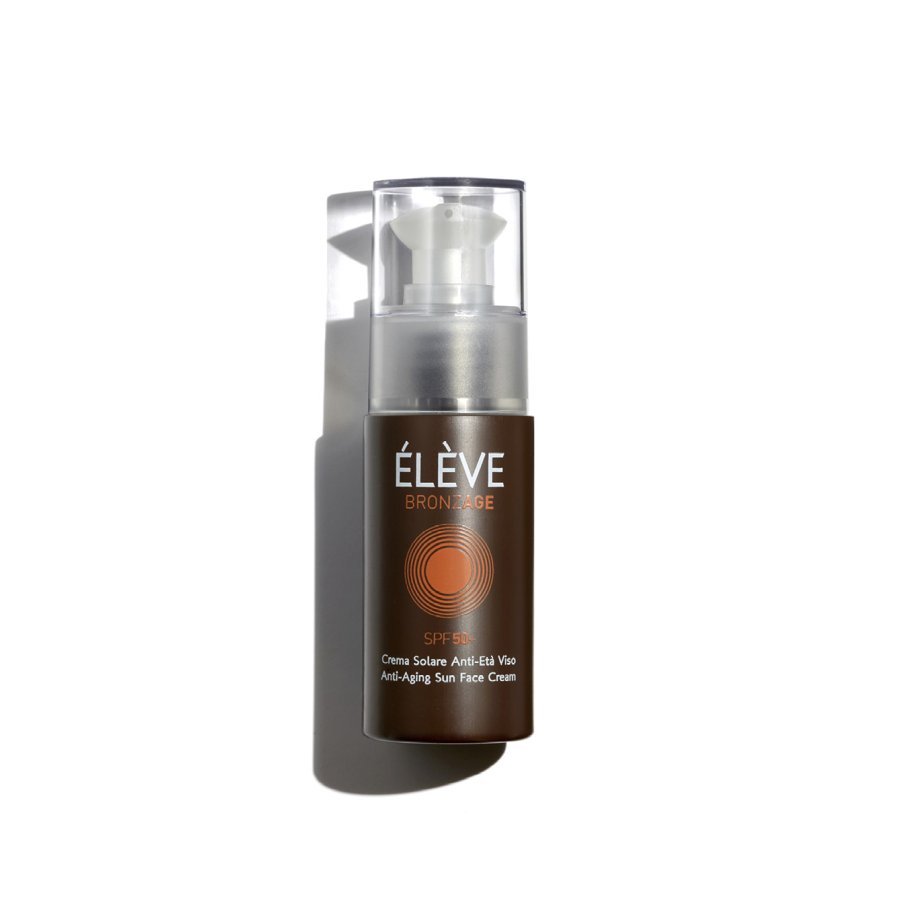&Eacute;L&Egrave;VE Bronzage Crema Solare Anti Et&agrave; Viso SPF50+, 50 ml
