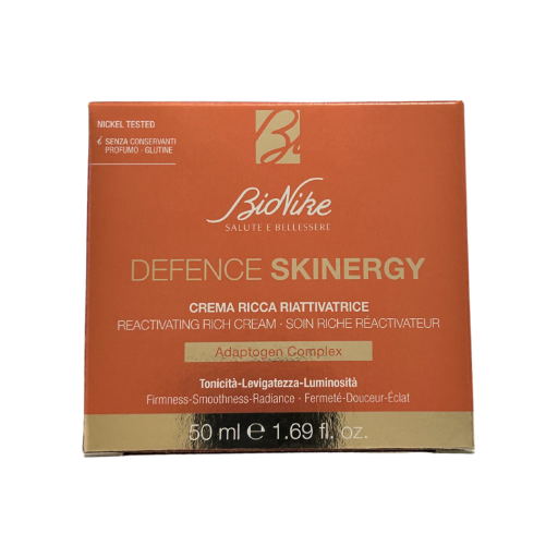 Bionike Defence Skinergy 50ml - Crema Ricca Riattivatrice per Pelle Sensibile e Secca