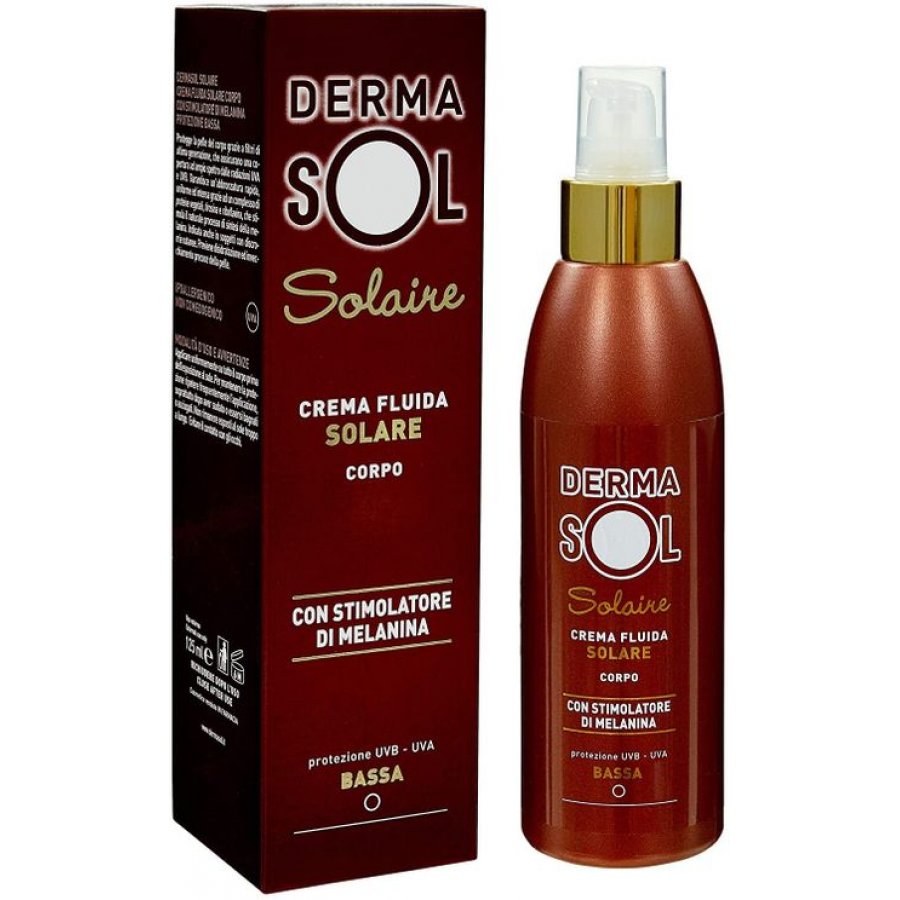 Dermasol - Solaire Melanine Crema Protezione Bassa Confezione 125 + 50 Ml