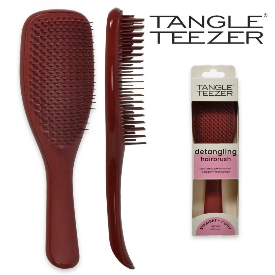 Tangle Teezer Henna Red - Spazzola Districante per Capelli Bagnati, Colore Rosso