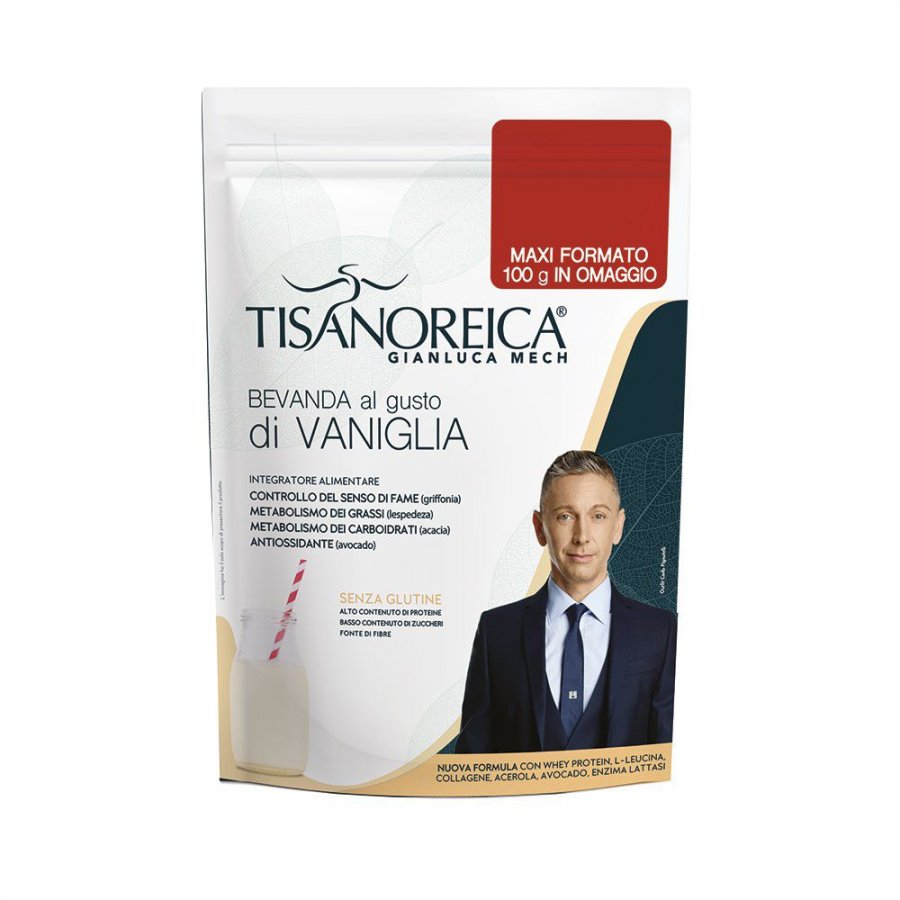 Tisanoreica Bevanda Vaniglia 500g - Gusto Delizioso per un Benessere Equilibrato Tisanoreica Bevanda Vaniglia 500g - Gusto Delizioso per un Benessere Equilibrato