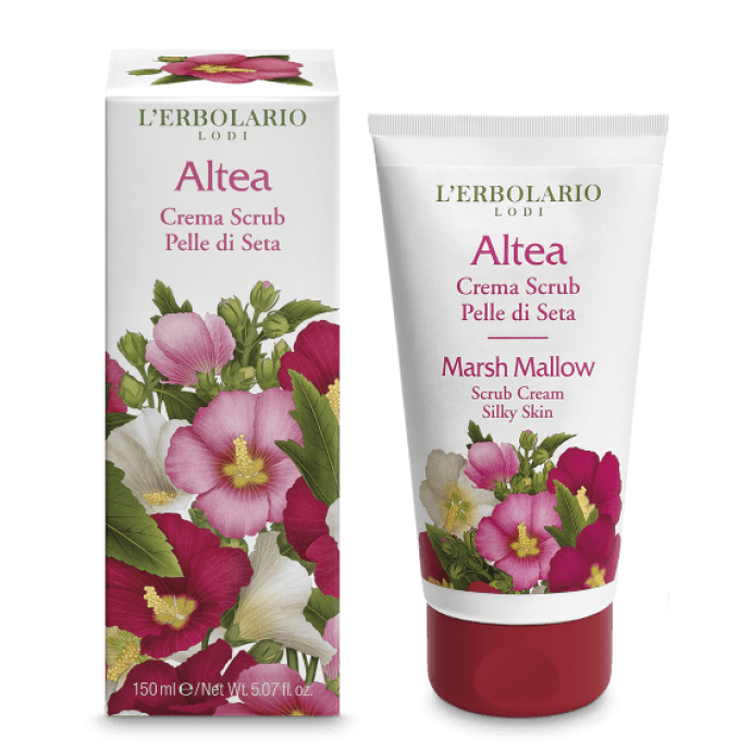 L'Erbolario - Altea Crema Scrub Pelle di Seta 150 ml - Esfolia e Idrata per una Pelle Liscia e Radiante