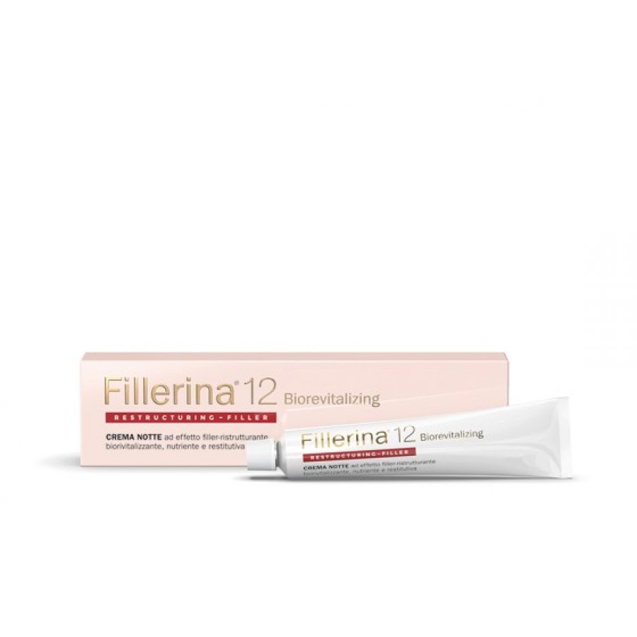 Fillerina 12 Biorevitalizing  Restructuring  Filler - Crema Notte - Grado 5 - 15 ml