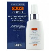 Guam - Trattamento Urto Crema Anticellulite Zone Ostinate Corpo 100ml - Crema Anticellulite per Zone Difficili