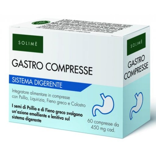 Gastro Compresse 60 Compresse - Integratore Alimentare con Psillio, Liquirizia, Fieno Greco e Colostro