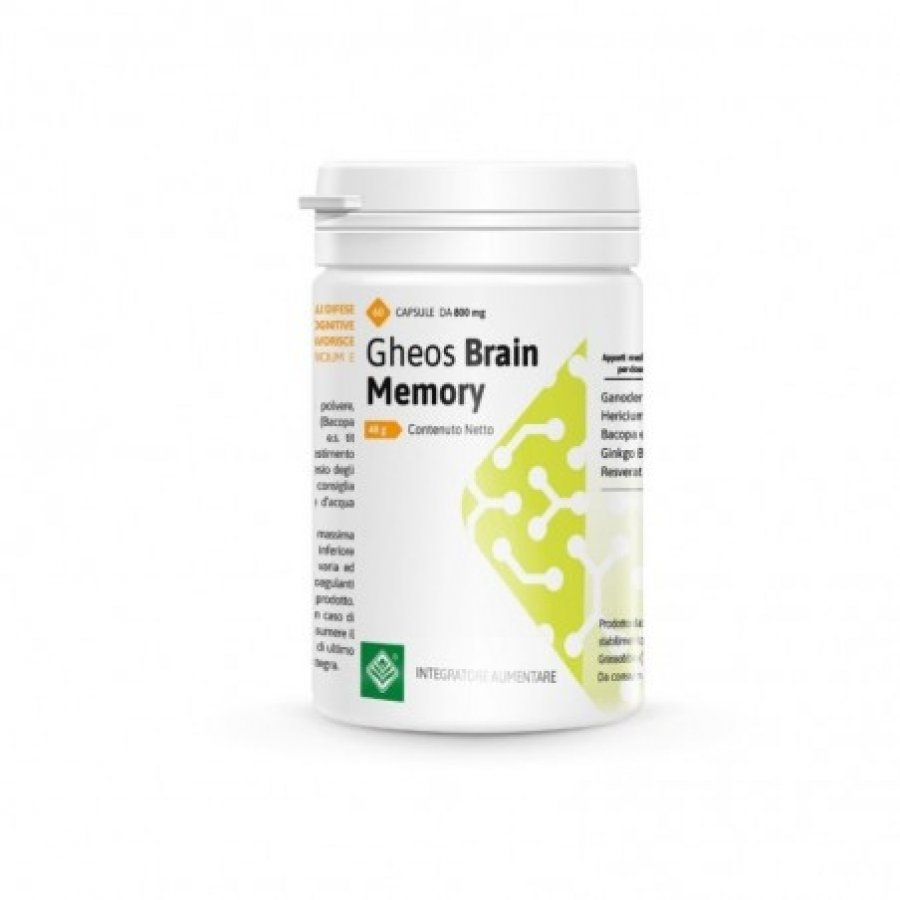 Brain Memory 60 Capsule - Integratore per la Memoria e la Concentrazione